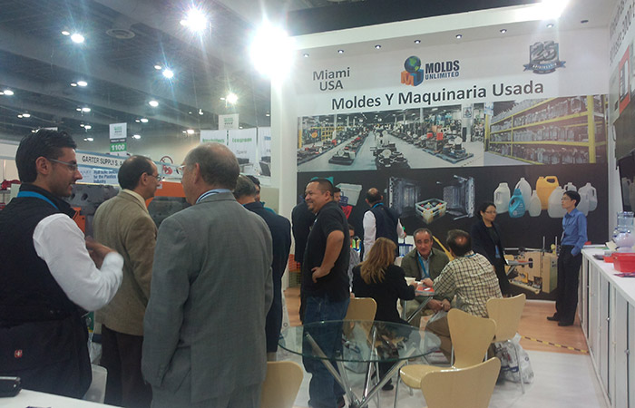 Lanson injection molding machine in Mexico exhibition